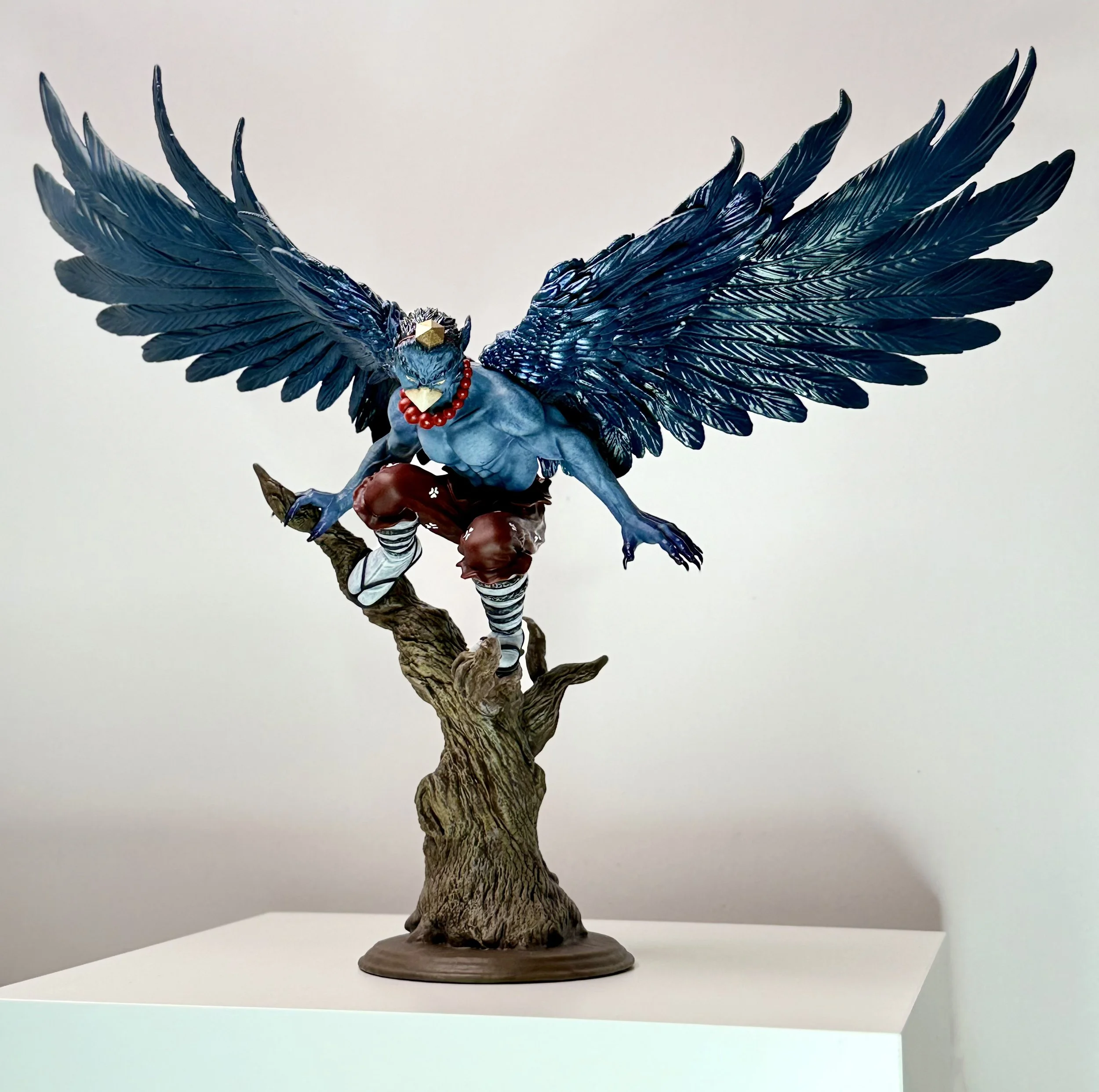 Karasu Tengu (Painted) — Xiangzi Li Art
